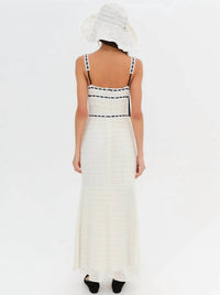 Lil Lemons By For Love And Lemons - Mayfair Crochet Maxi Dress