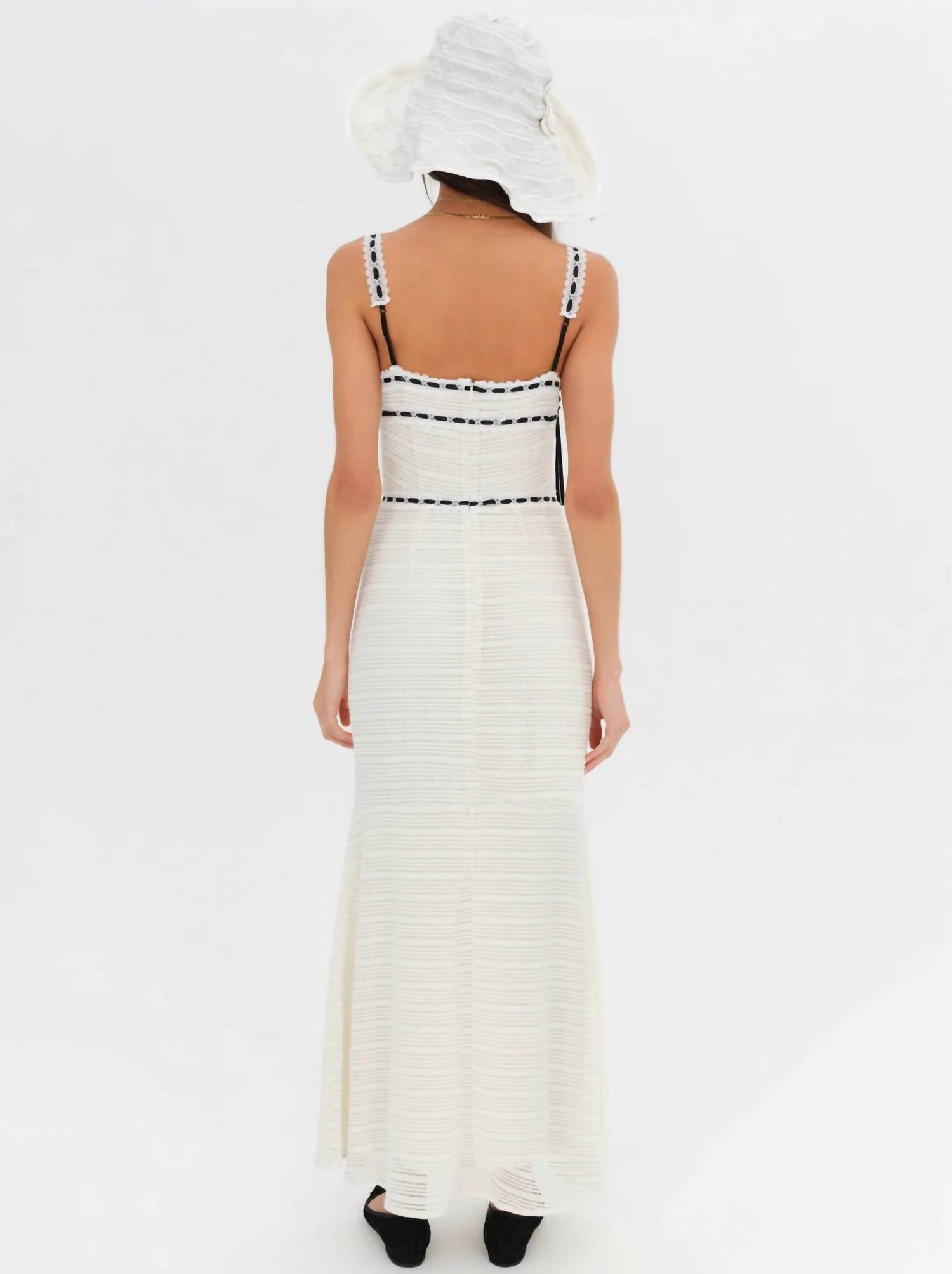 Lil Lemons By For Love And Lemons - Mayfair Crochet Maxi Dress