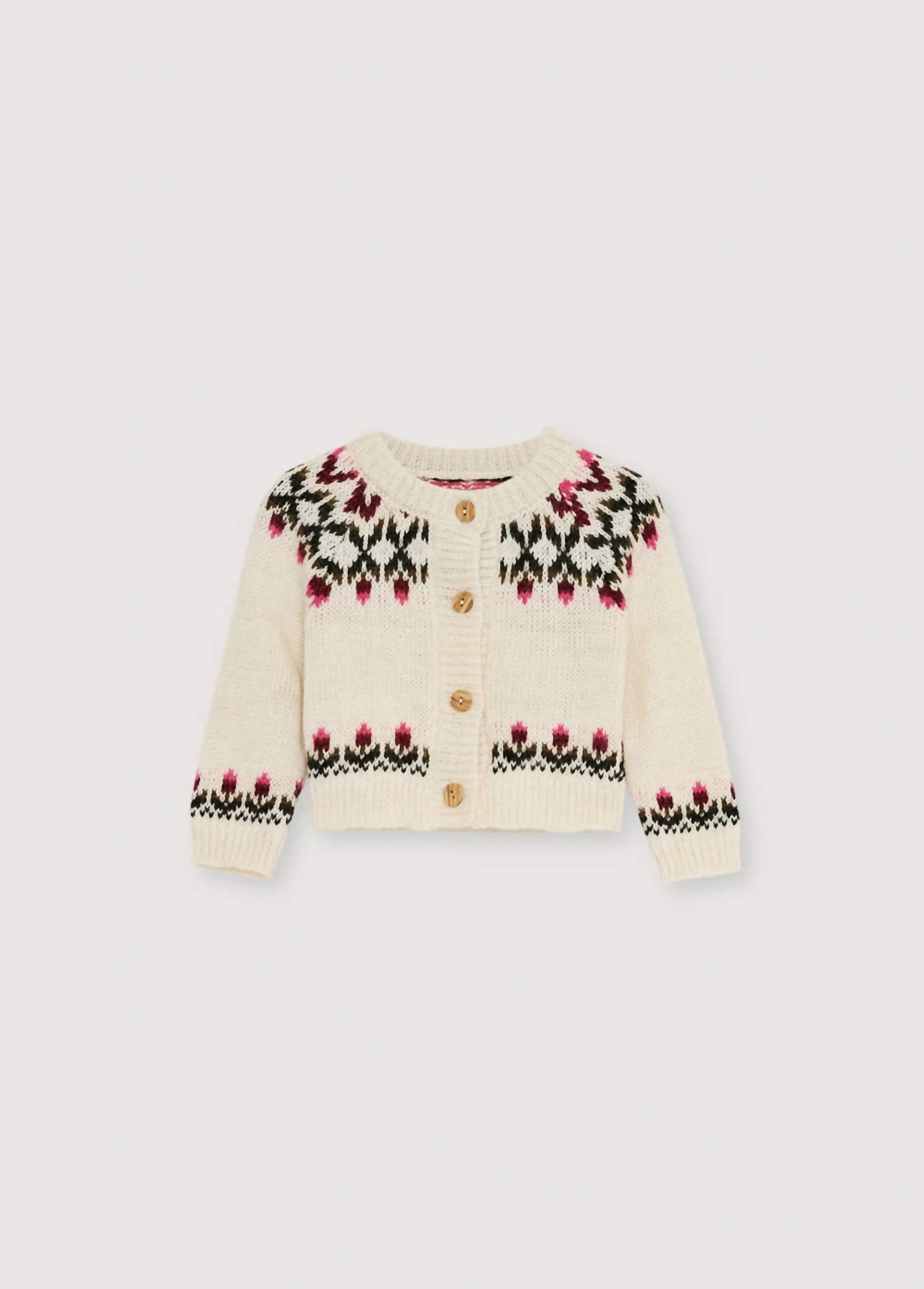 The New Society - Girls' Wendy Baby Cardigan