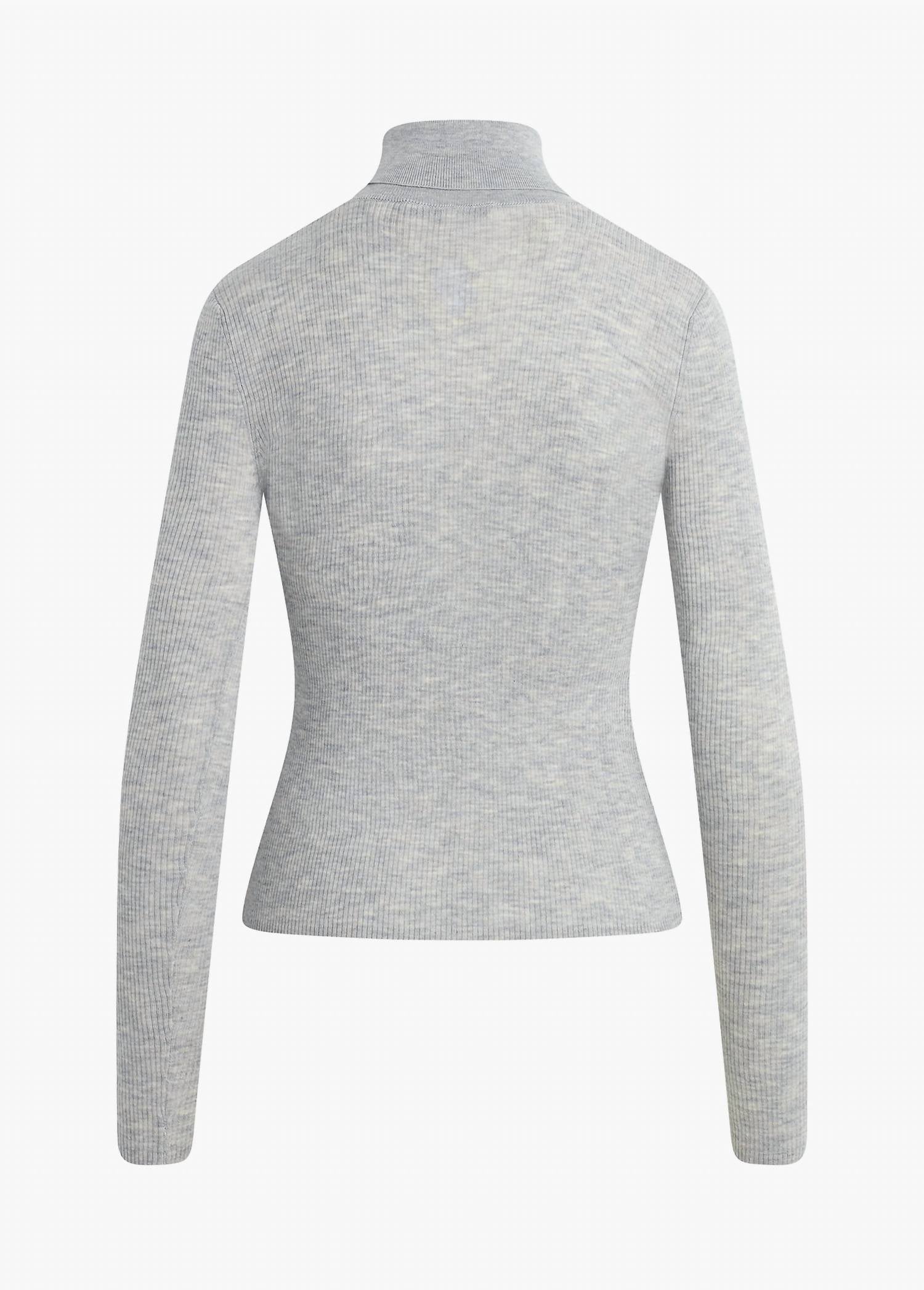 Favorite Daughter Amelia Long Sleeve Top in melange grey 1 - women's long sleeve top - view 5