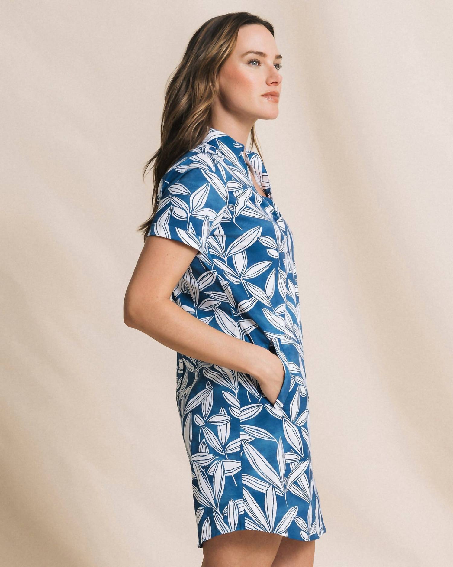Southern Tide - Kamryn Printed Coastal Breeze Performance Dress