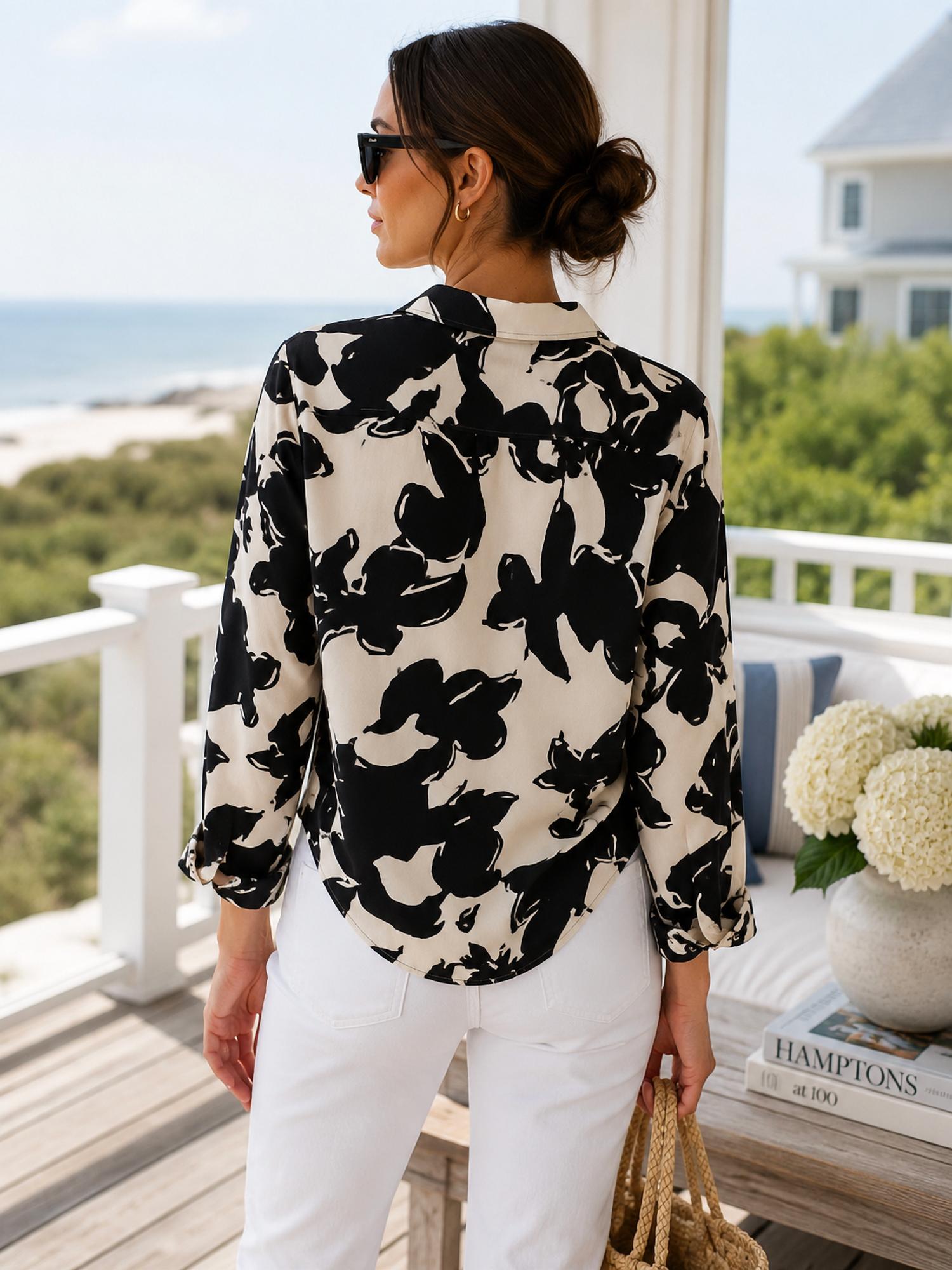 Derek Lam 10 Crosby - Lacey Button Down Shirt