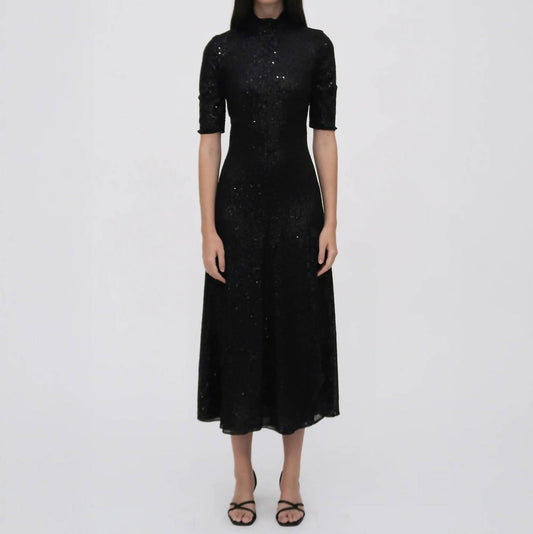 Rosetta Getty - Zip Up Midi Turtleneck Dress