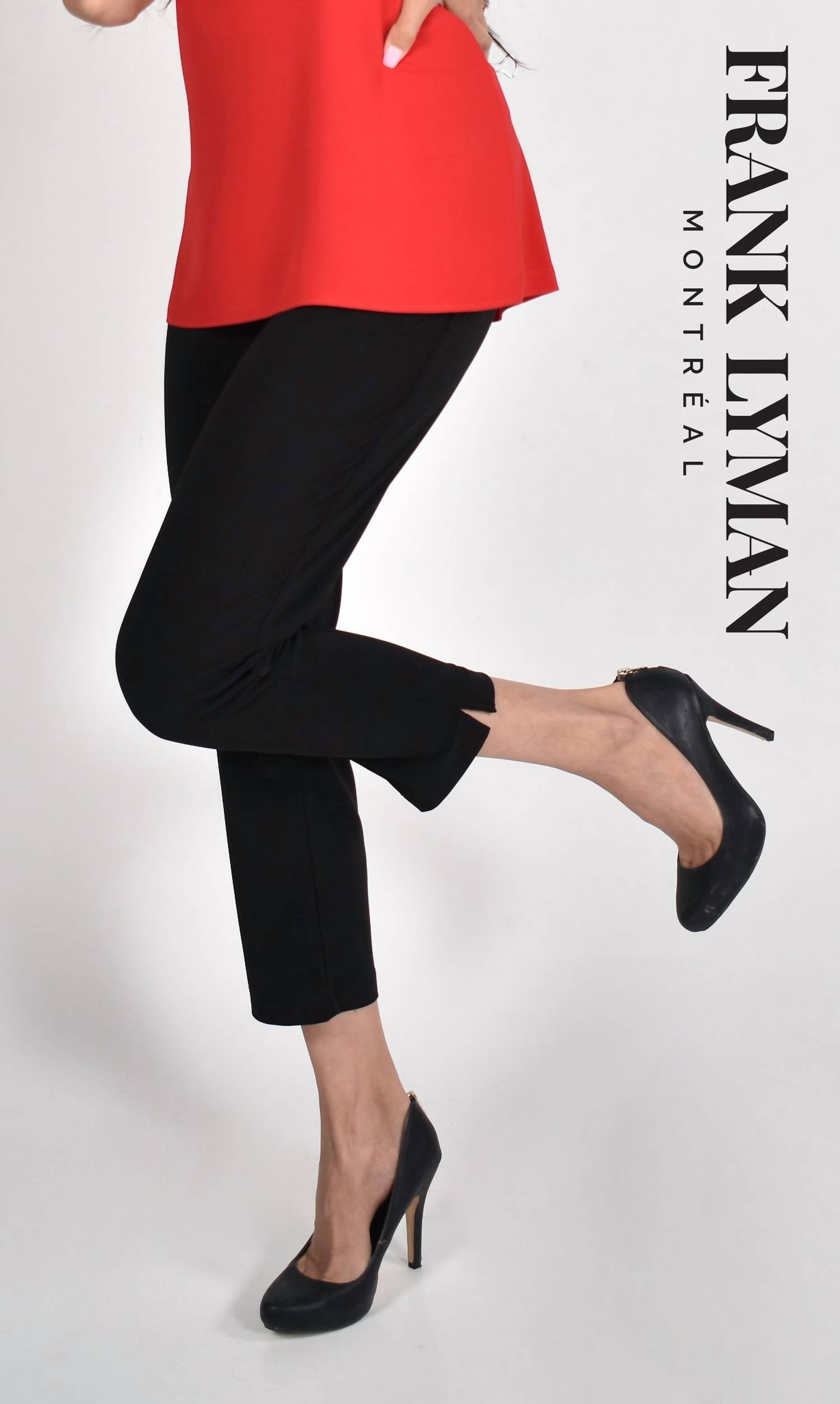 Frank Lyman - Sophie Knit With Side Slits Capri