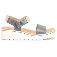 Born Women's Kyla Sandal in navy - women's sandal - detail view