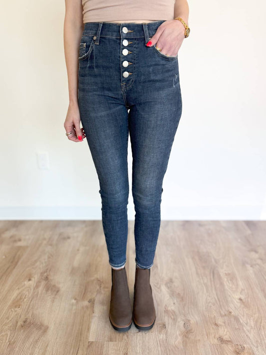 Pistola - Lacey High Rise Dark Wash Jeans