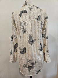 Adore - Women's Lace Butterfly Blouse