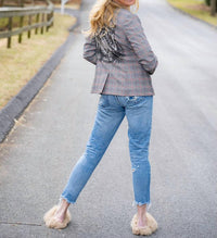 Hipchik - Tiger Plaid Blazer