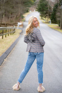 Hipchik - Tiger Plaid Blazer