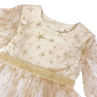 Doe A Dear - Kids Glitter Star Mesh Dress