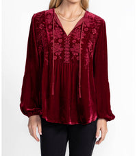 Johnny Was - Nyomi Curved Hem Prairie Blouse
