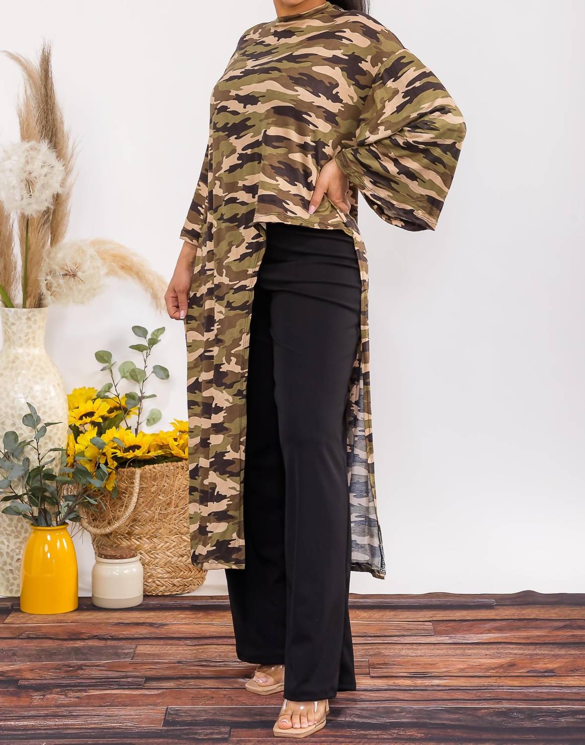 Karen T Design - Asymmetrical Top Two Piece Set