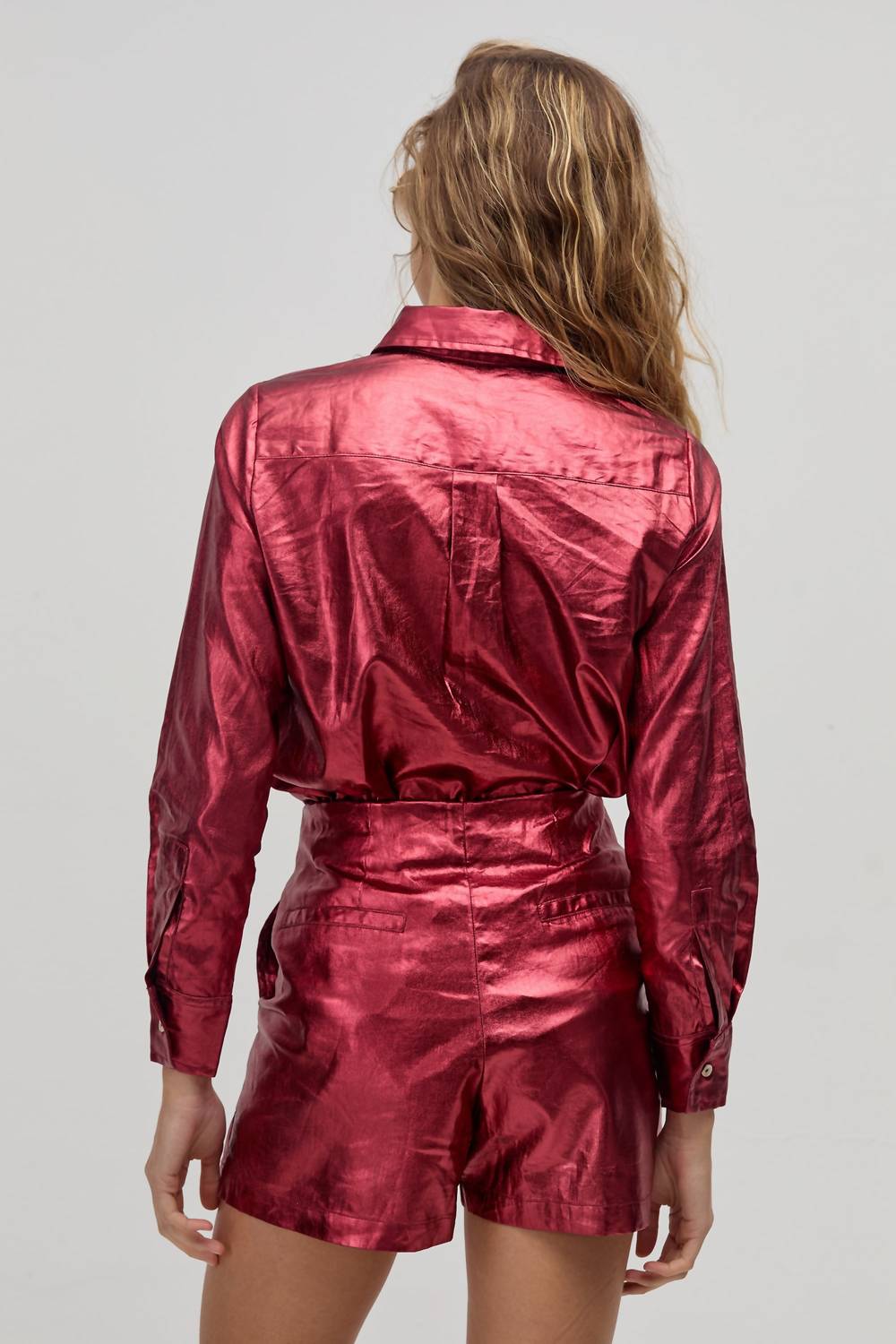 Lanhtropy - San Marino Metallic Linen Shirt