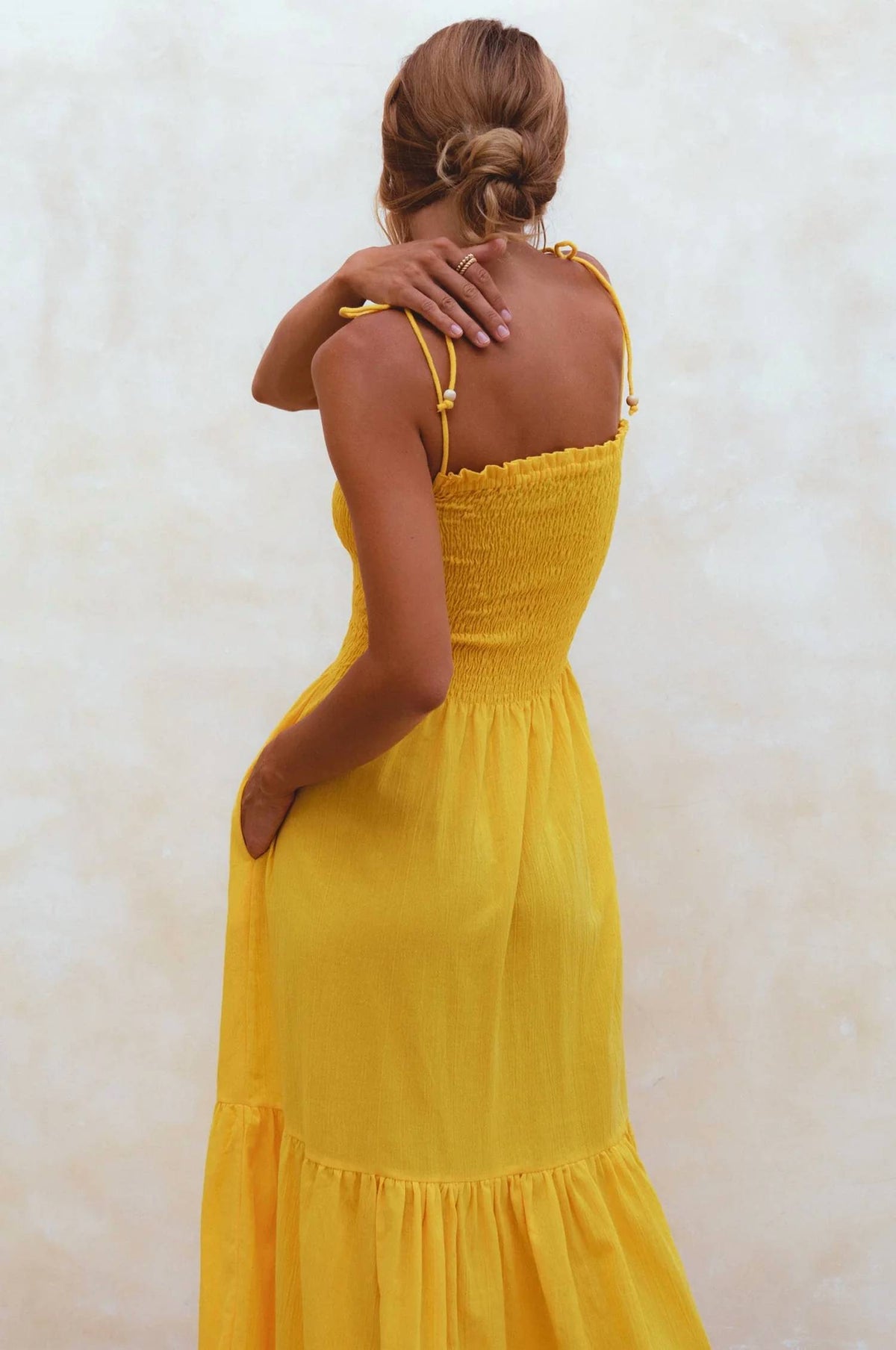 Bali Elf - Paradiso Strappy Linen Midi Dress
