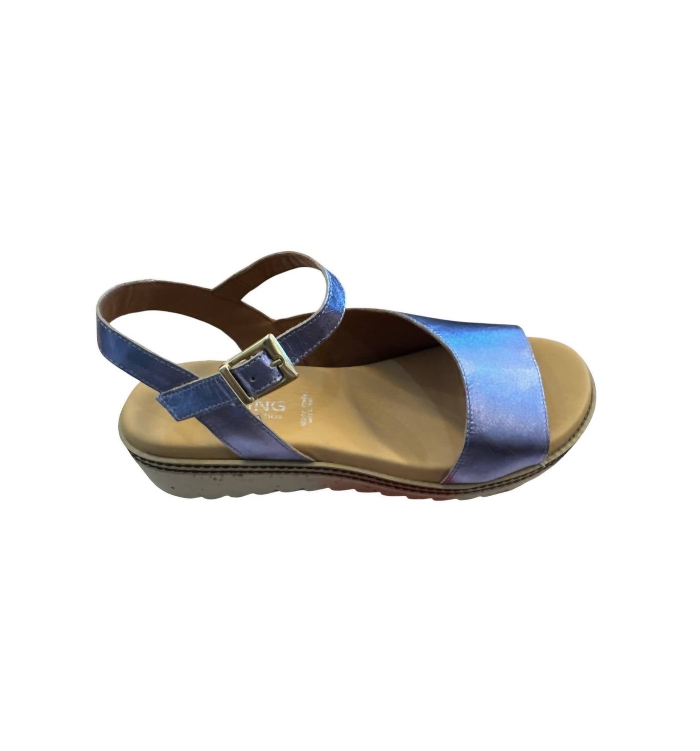 Dorking by Fluchos Women's Open Toe Wedge Sandal in cosmos selenica - women's sandal
