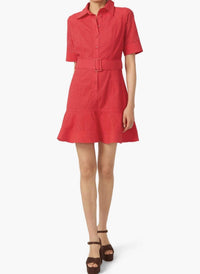 GILNER FARRAR Payden Dress in red eyelet - women's dress