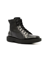 Salvatore Ferragamo - Men's Paul Lace-up Biker Boots