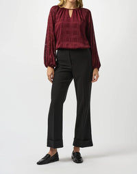 Joseph Ribkoff - Burnout Blouse