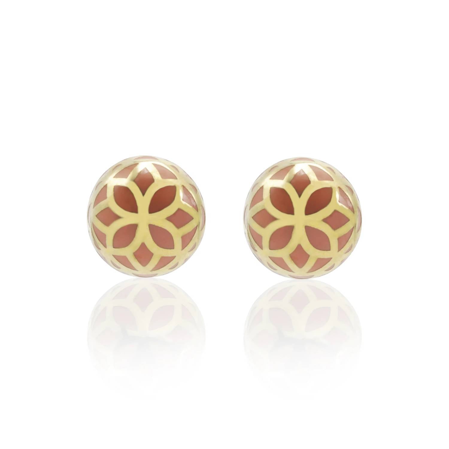 Georgina Jewelry - Women's Signature Flower Sphere Carmelina Small Earrings