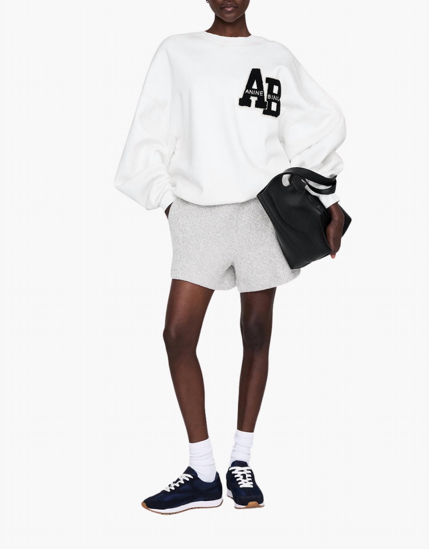 Anine Bing - Framed Monogram Kam Shorts