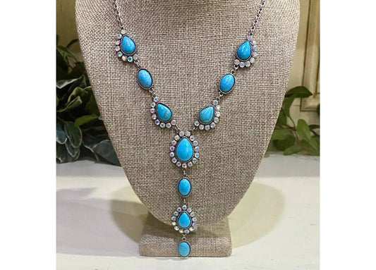 Boho Ranch - Women's Teardrop Necklace