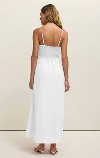 Z Supply Granada Airy Maxi Dress in white - women's dress - alternate view