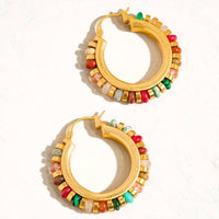 Flanerie By Maiq - Women's Capri Hoop Earrings