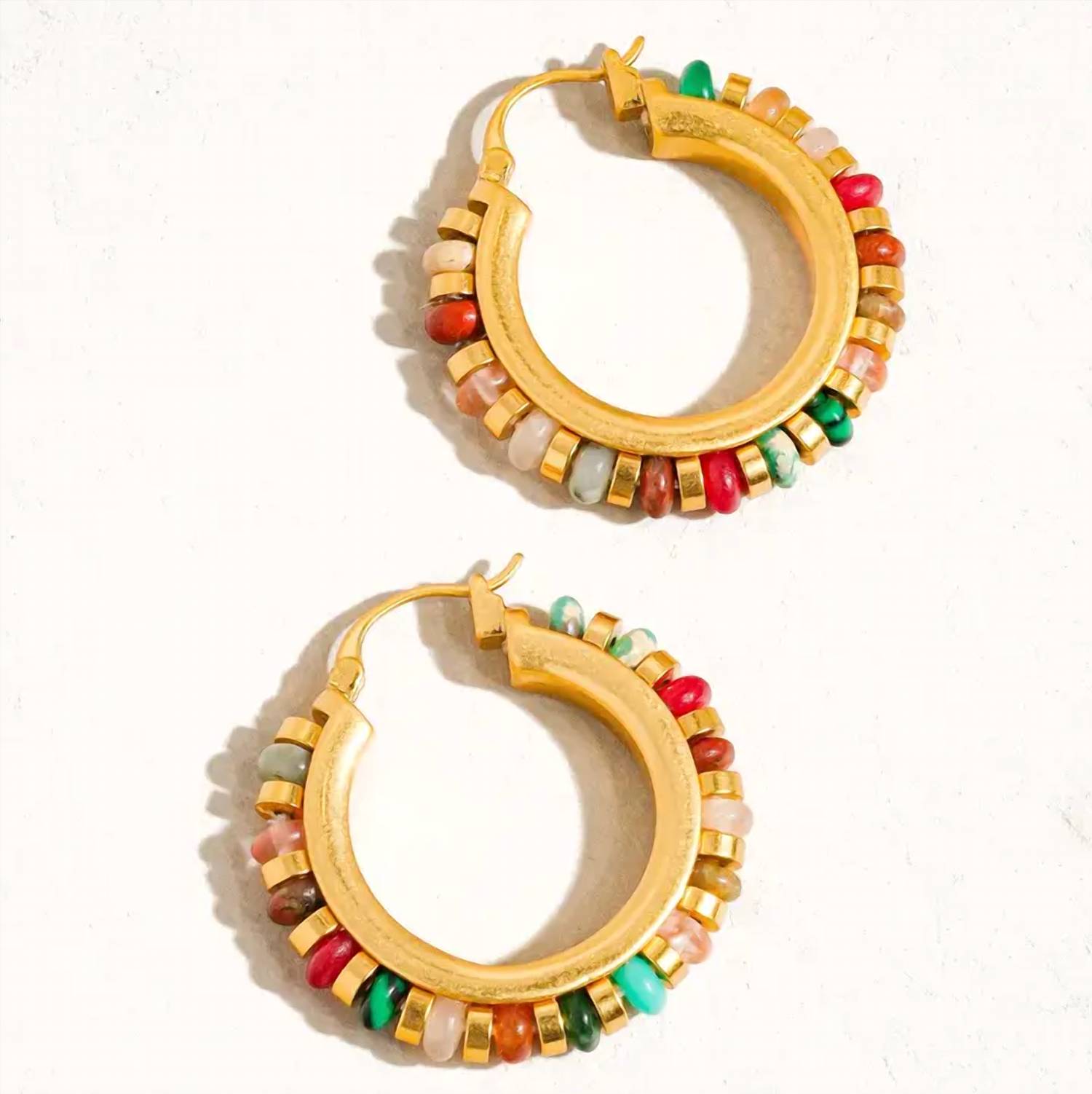Flanerie By Maiq - Women's Capri Hoop Earrings