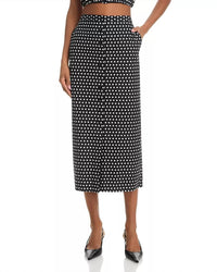 Frame - Polka Dot Midi Skirt