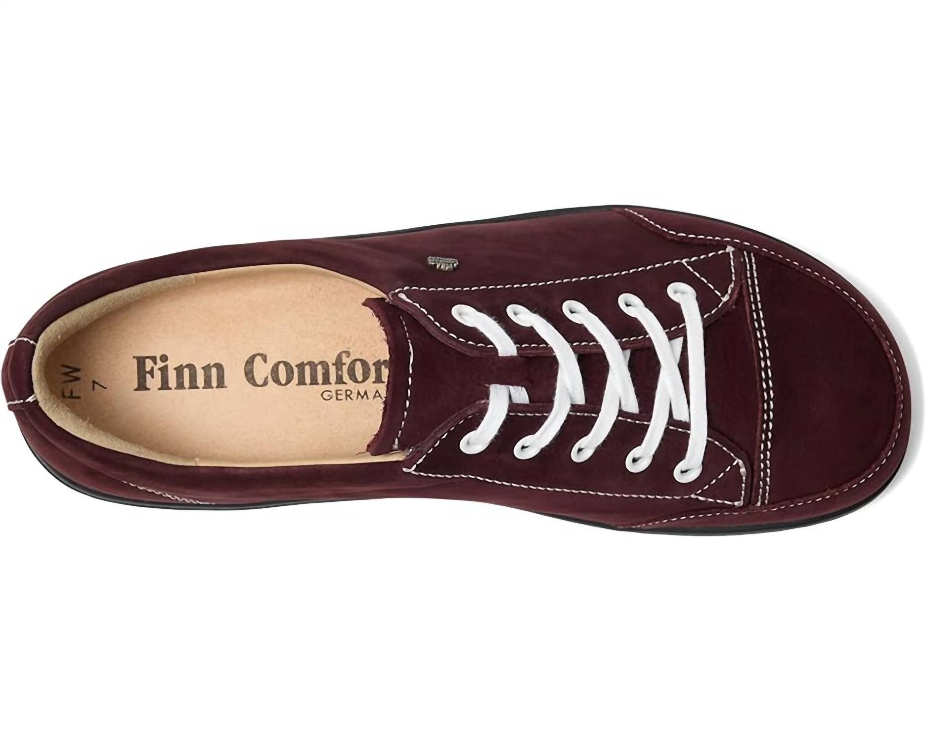 Finn Comfort - Women's Ikebukuro Lace Up Leather Sneaker