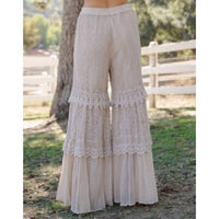 Young Threads - Desert Dream Cloud Wide-leg Lace Pant