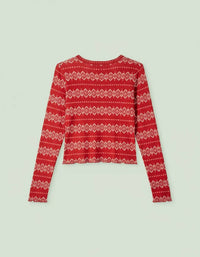Pj Salvage - Holidays Long Sleeve Pajama Top