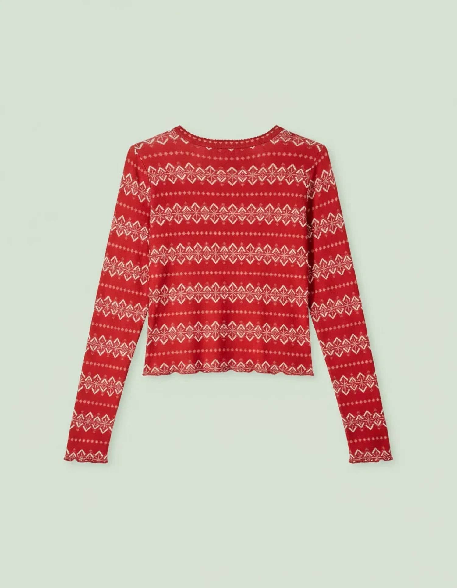 Pj Salvage - Holidays Long Sleeve Pajama Top