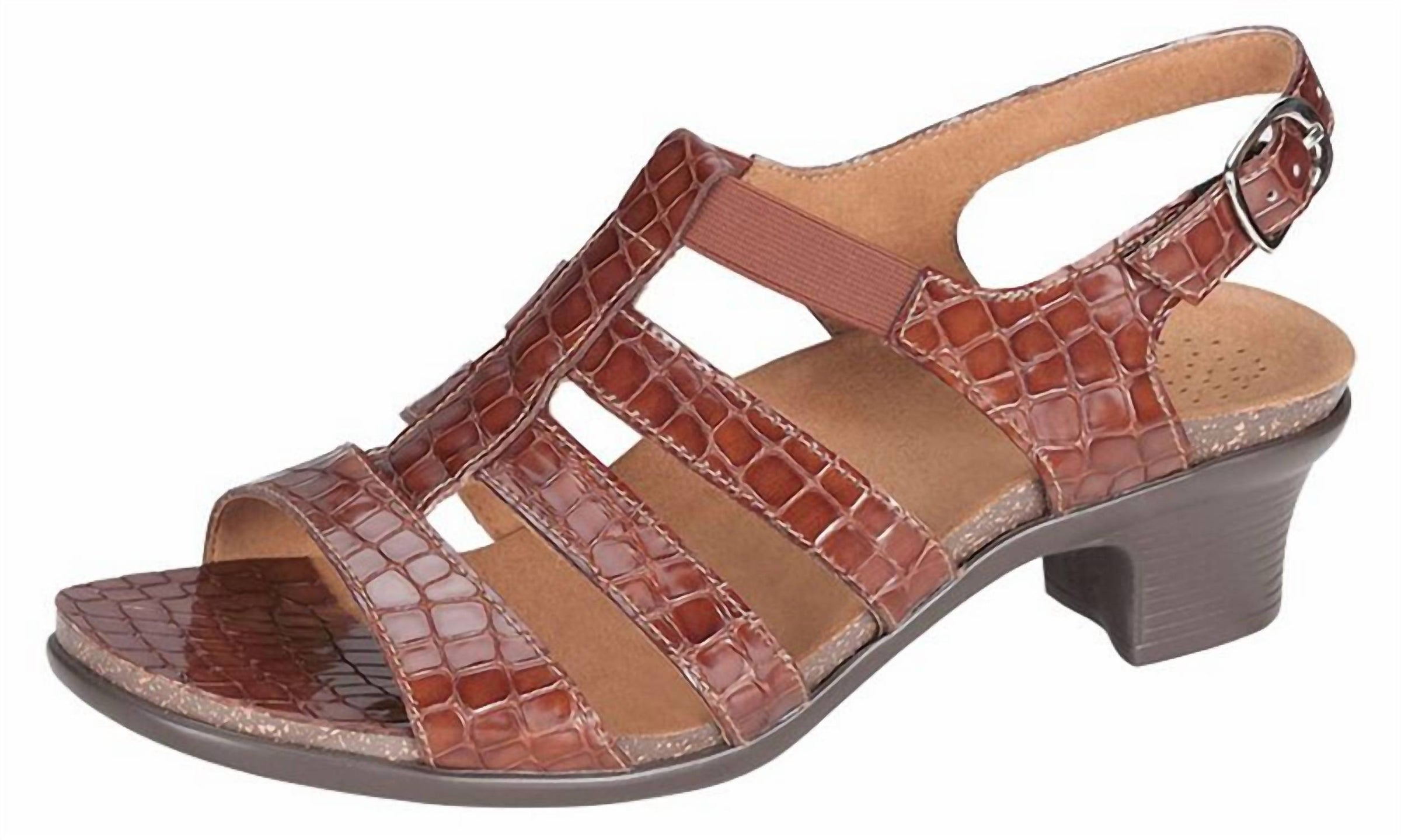 Sas - Women's Allegro Heel Strap Sandal - Wide