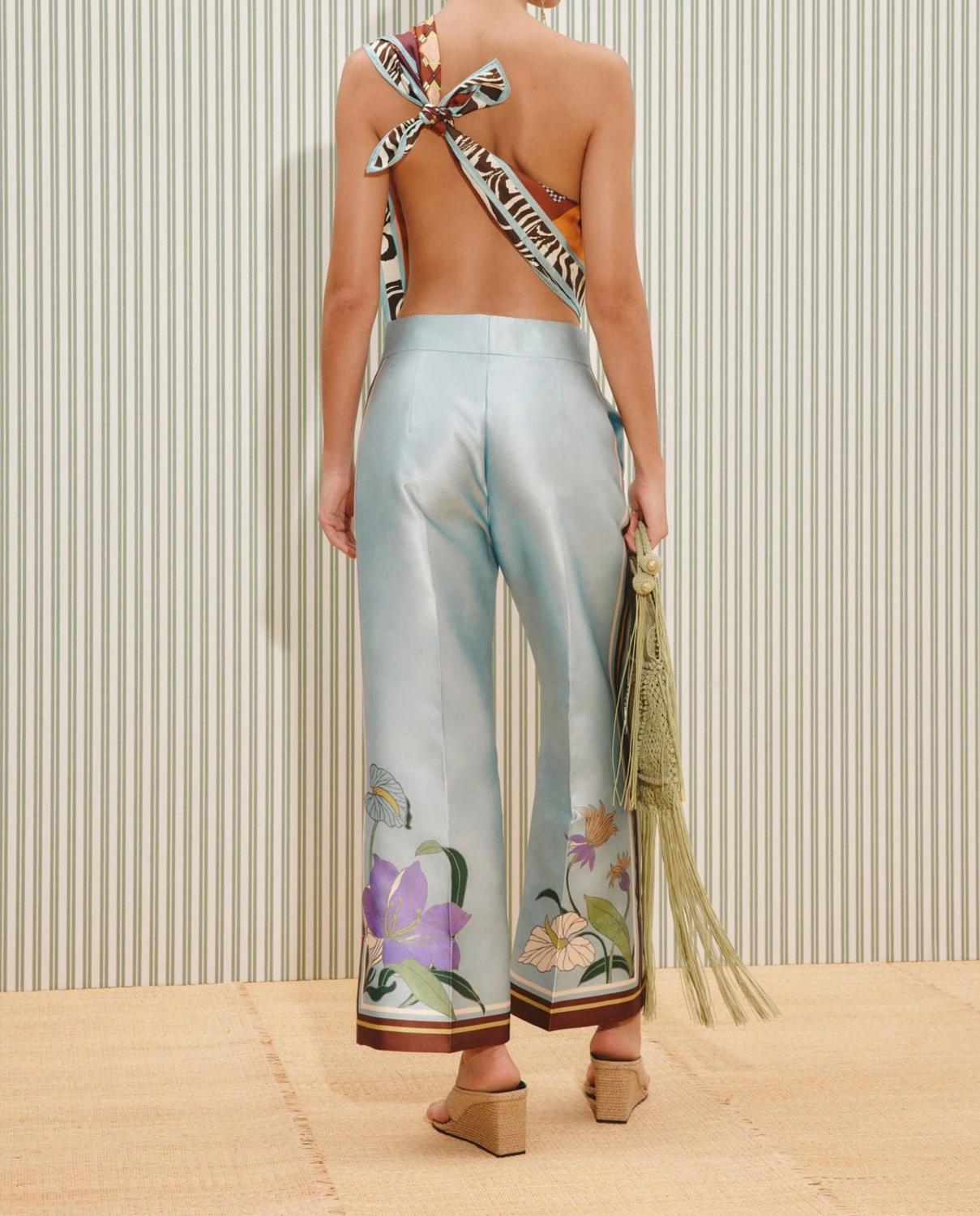 ALEMAIS ALFIE PANT in ice blue - women's pants - view 6
