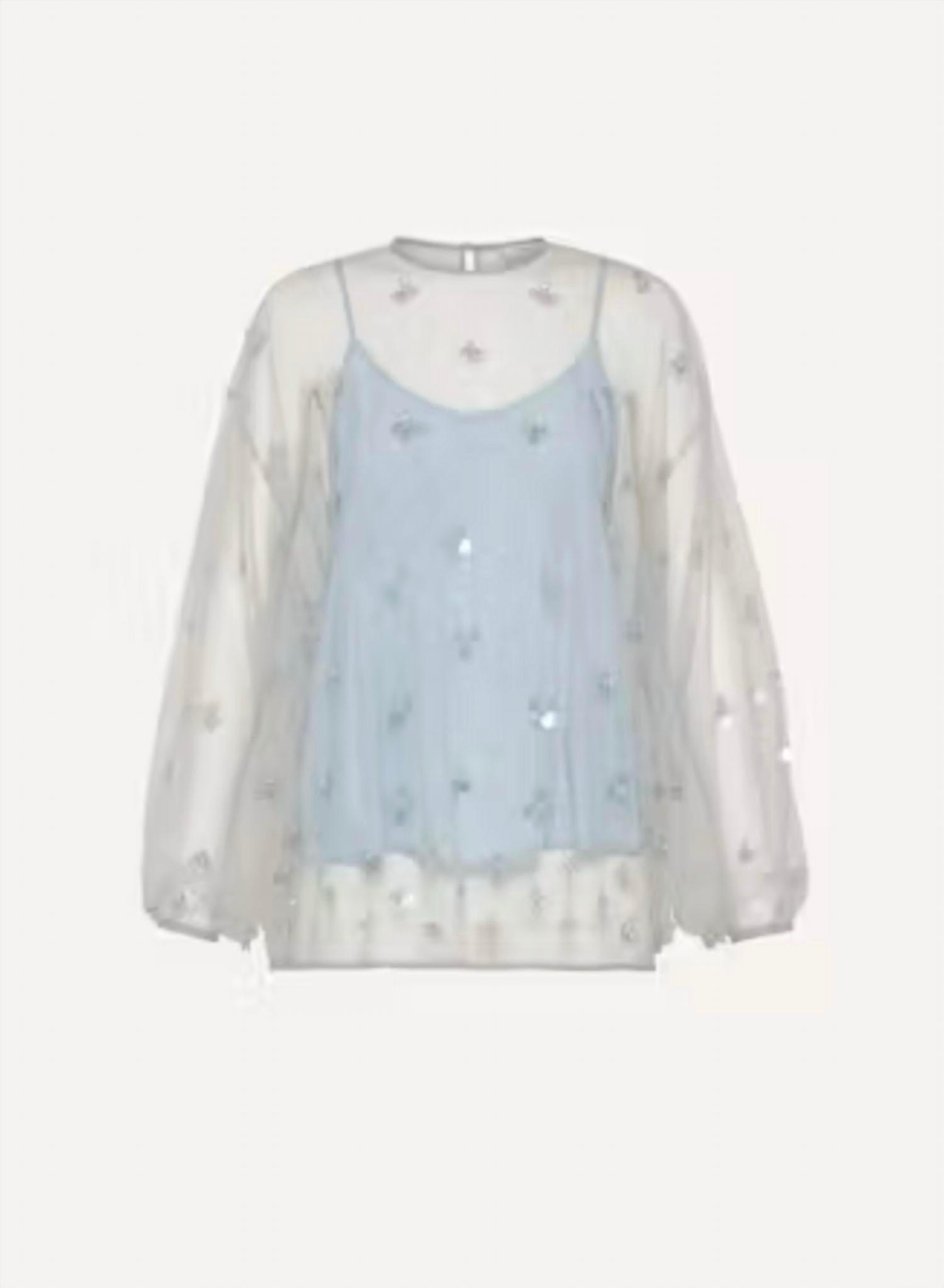 Forte Forte - Women's Sequin Floral Top