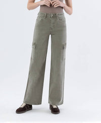 Vervet By Flying Monkey - 90's Super High Rise Loose Cargo Jeans