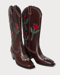 Loeffler Randall - Women's Wilder Leather Tulip Boot