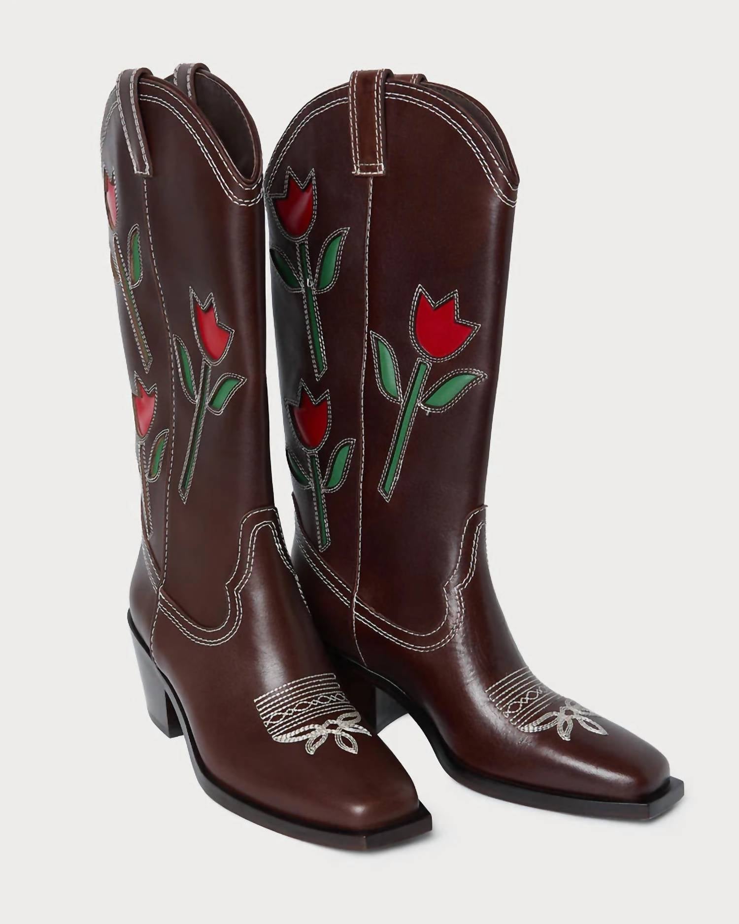 Loeffler Randall - Women's Wilder Leather Tulip Boot