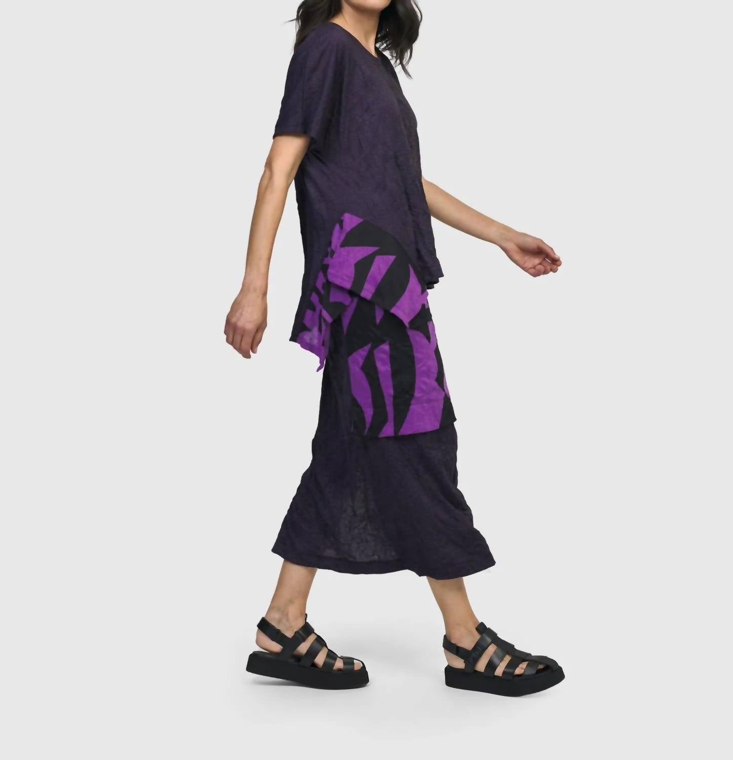 ALEMBIKA Asteroid Pencil Skirt in violet - women's skirt - view 8