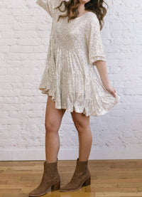 Lara Daisy - Benny Babydoll Mini Dress
