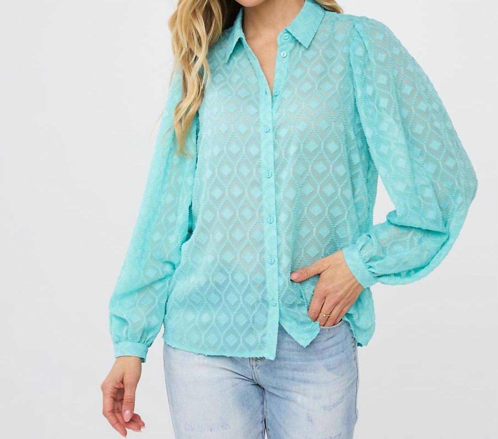 Esqualo - Fancy Plumetis Blouse