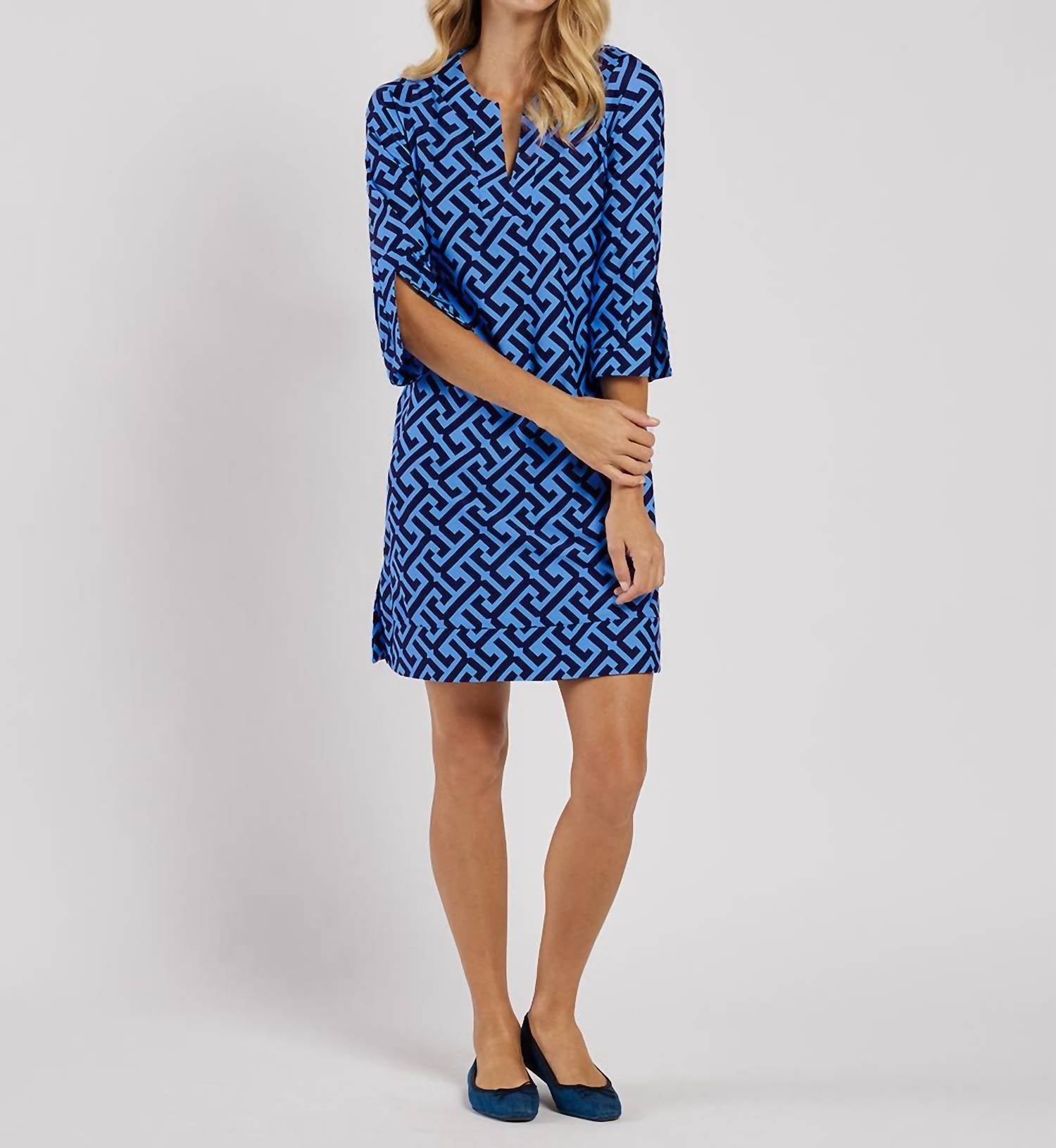 Jude Connally - Megan V-neck Mini Dress
