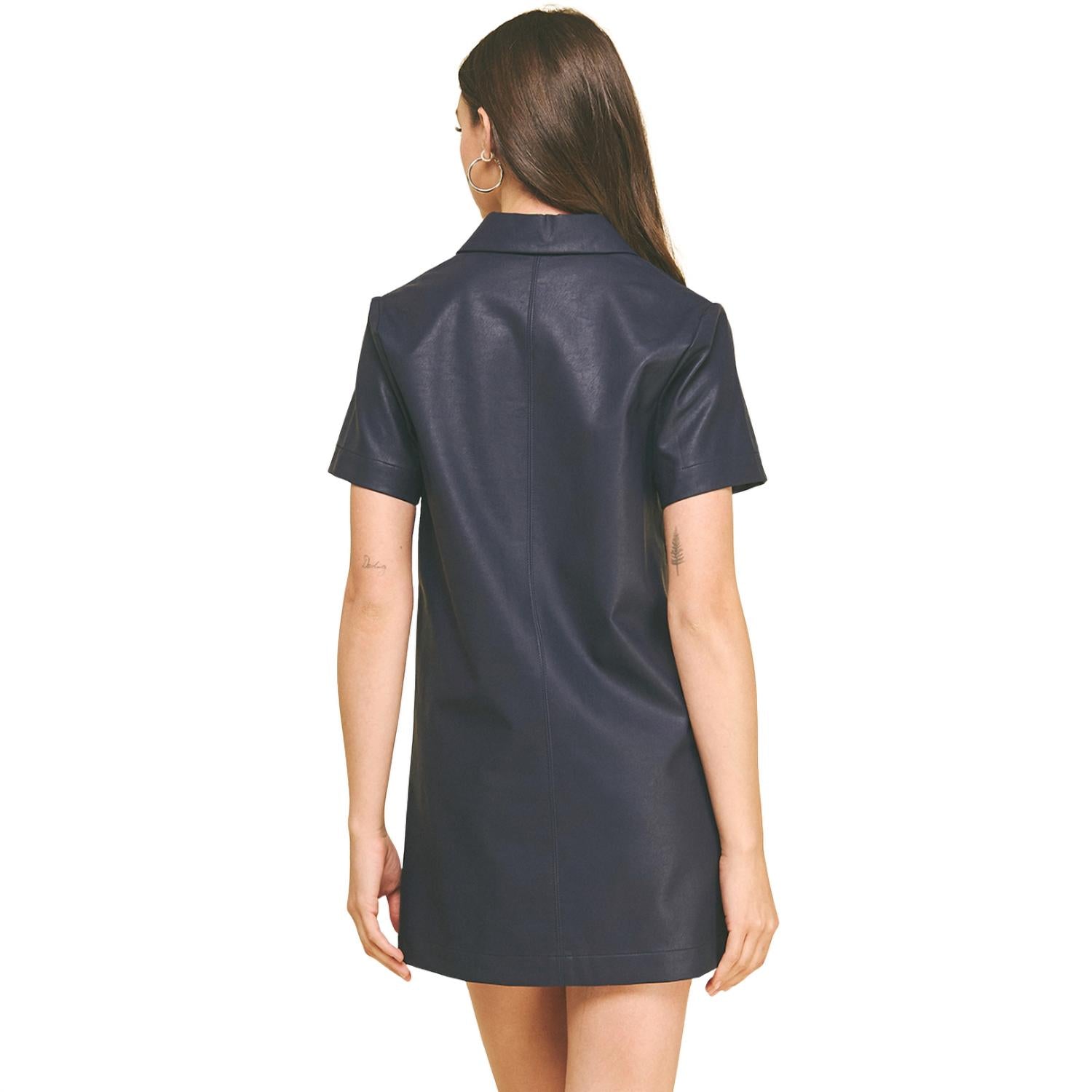 Pinch - Leather Tunic Mini Dress