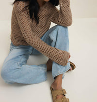 Z Supply - Women's Cala Shimmer Crochet Sweater