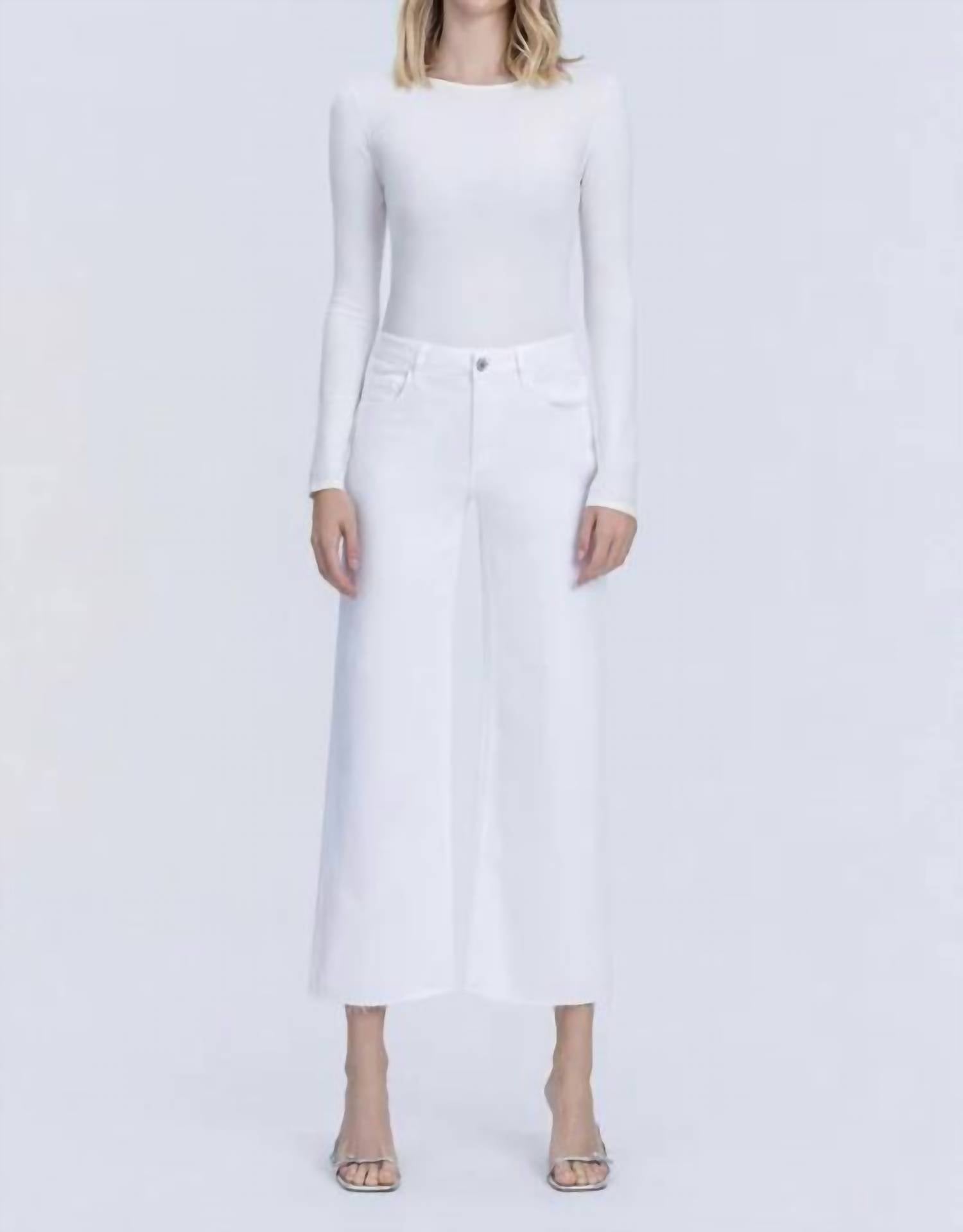 Vervet By Flying Monkey - High Rise Crop Wide Leg Jeans