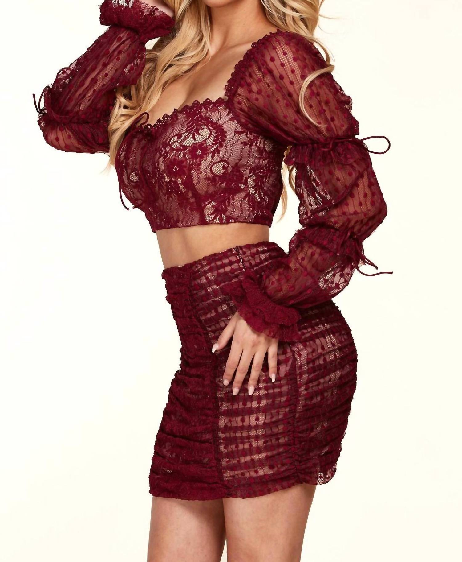 Little Secret Of Mine - Mini Skirt Set