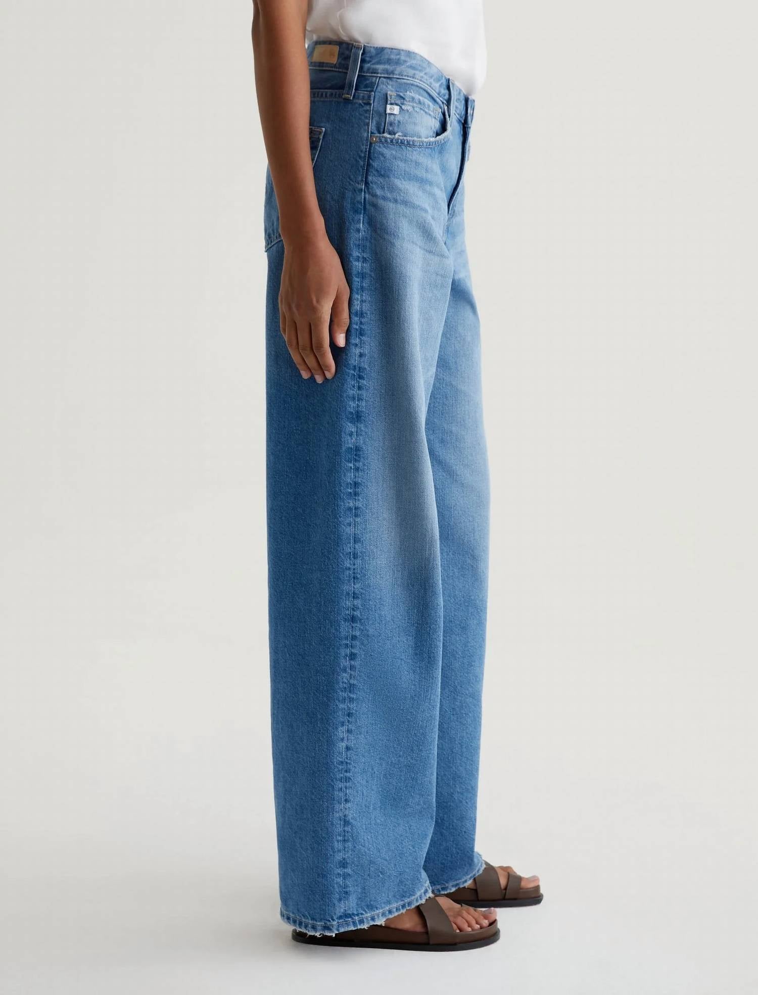 Ag Jeans - Adria Low-rise Wide Leg Jeans