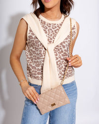 Entro - Chic Leopard Mock Layer Top
