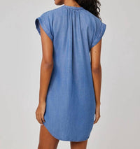 Bella Dahl - Cap Sleeve Henley Dress